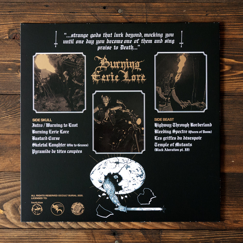 OCCULT BURIAL - BURNING EERIE LORE LP